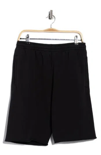 Off-white Diagonal Sweatshorts In Black