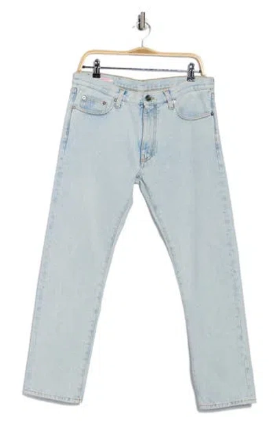 Off-white Diagonal Tab Arrow Slim Fit Jeans In Blue