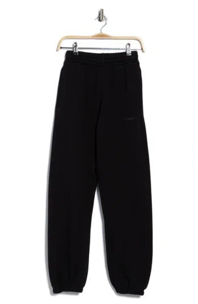 Off-white Diagonal Tab Slim Sweatpants In Black