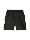 Off-white Nylon Swim Shorts In Black