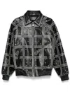Off-white Dices Lea Varsity Jacket In Black