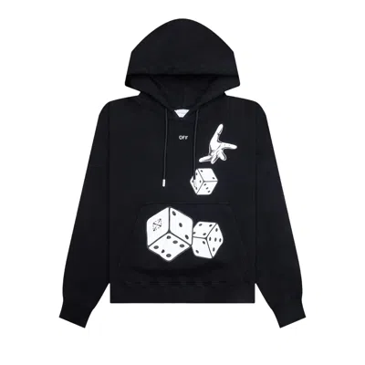 Pre-owned Off-white Dices Skate Hoodie 'black/white' | Men's Size S