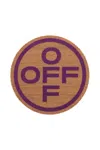 Off-white Doormat With Logo In Purple