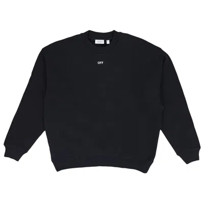 Pre-owned Off-white Dotted Arrow Diagonal Skate Crewneck 'black/white' | Men's Size Xl