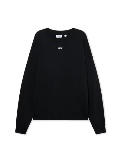 Off-white Dotted Arrow Diagonal Skate Sweatshirt In Multi
