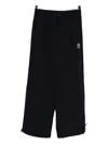 Off-white Black Active Double Arrow Nylon Track Pants In Black