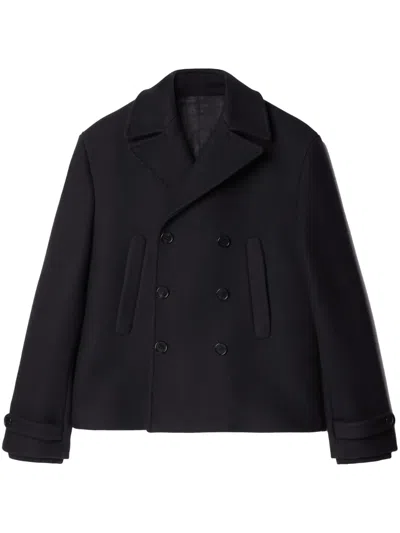 OFF-WHITE DOUBLE-BREASTED PEACOAT