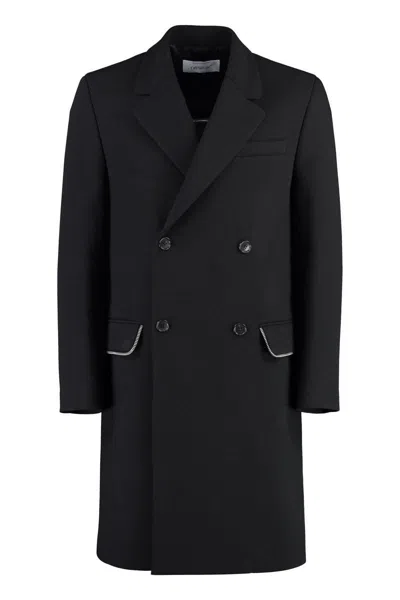 Off-white Double-breasted Virgin Wool  Coat