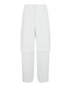 Off-white Double Layer Carpenter Pants In White