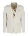Off-white Double Pap 2butt Drill Blazer In Beige