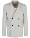 Off-white Man Suit Jacket Light Grey Size 34 Virgin Wool