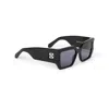 Off-white Dover Dark Grey Square Unisex Sunglasses Oeri148 1007 56