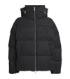 Off-white Down Arrow-patch Puffer Jacket In Black