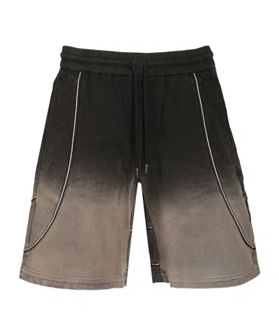 Off-white Drawstring Athletic Shorts In Brown