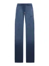 Off-white Drawstring Casual Pants In Blue