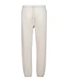 Off-white Drawstring Cuffed Sweatpants In White