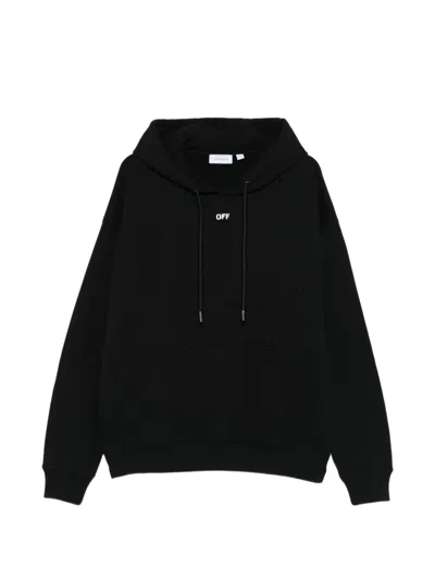 Off-white Logo-print Cotton Sweatshirt In Red