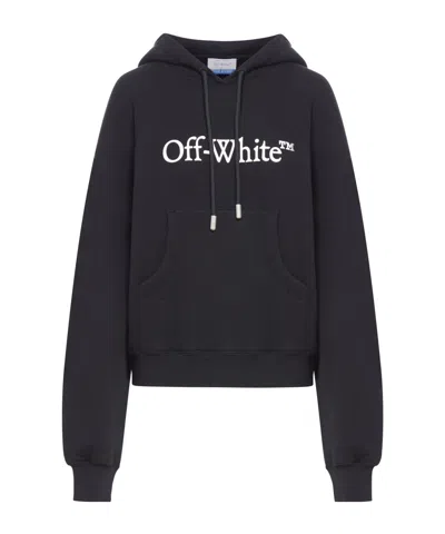 OFF-WHITE OFF-WHITE DRAWSTRING LONG-SLEEVED HOODIE