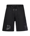 Off-white Embroidery Track Shorts In Black