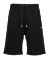 Off-white Off White "sporty Bermuda Shorts With Embroidered Arrow In Black