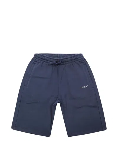 Off-white Kids' Drawstring Shorts In Blue