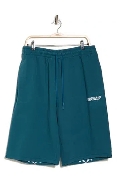 Off-white Drawstring Shorts In Green