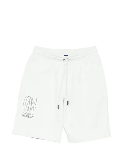 Off-white Drawstring Shorts In White