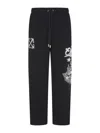 Off-white Drawstring Sweatpants In Black