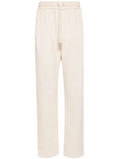 Off-white Drawstring Track Pants In 301 Angora White