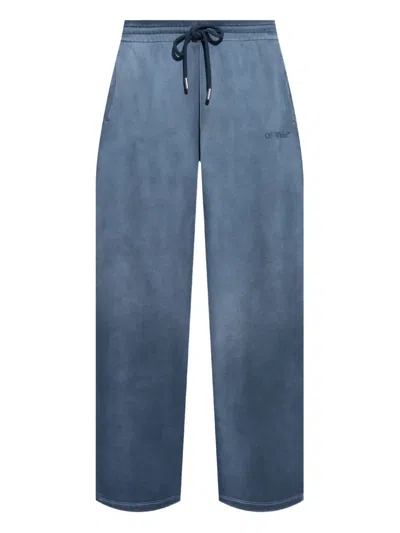 OFF-WHITE DRAWSTRING TRACK PANTS