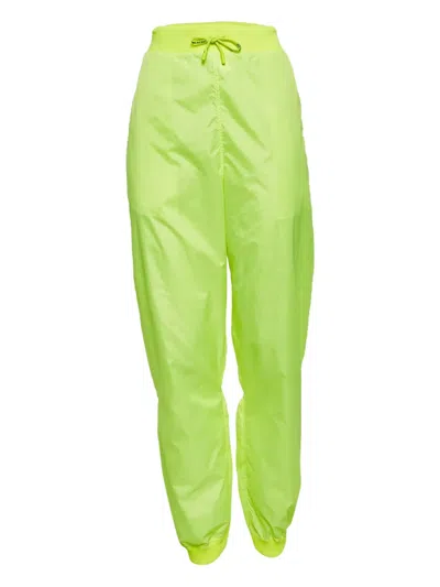 Pre-owned Off-white Drawstring Trousers In Green