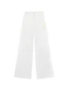 Off-white Drawstring Trousers In White