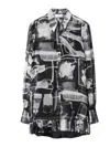 Off-white Vestido Midi - Negro