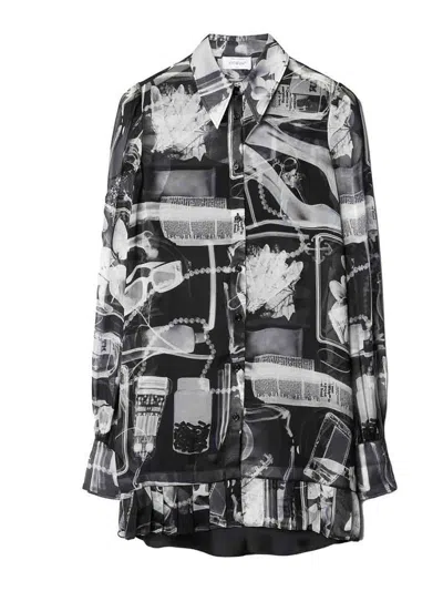Off-white Vestido Midi - Negro