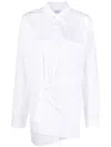 OFF-WHITE OFF-WHITE COTTON SHIRT DRESS