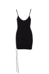 Off-white Woman Mini Dress Black Size 6 Viscose, Polyester In Black No C