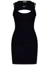 Off-white Off White Cut Out Mini Dress In Multicolor