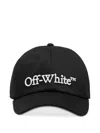 Off-white Drill Bookish Baseball Cap In Brown