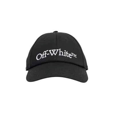 Pre-owned Off-white Drill Bookish Baseball Cap 'black/white'