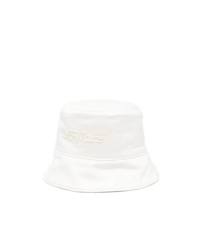 OFF-WHITE DRILL BOOKISH BUCKET HAT