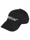 OFF-WHITE DRILL LOGO BKSH BASEBALL CAP BLACK WHITE