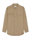 Off-white Off White Technical Drill Overshirt In Beige
