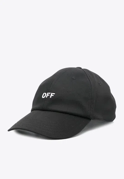 OFF-WHITE DRILL OFF LOGO BASEBALL CAP
