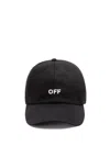 Off-white Logo-embroidered Baseball Cap In Black