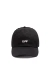 Off-white Logo-embroidered Baseball Cap In Black