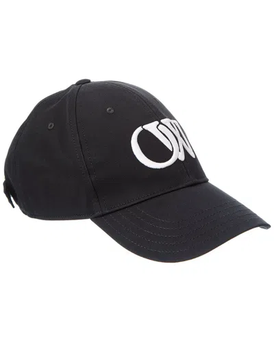 Off-white Drill Ow Baseball Cap In Black