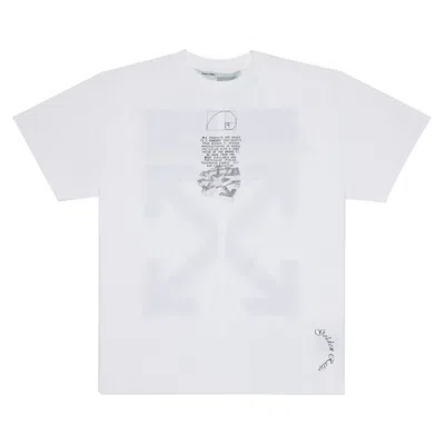 Pre-owned Off-white Dripping Arrows Short Sleeve Over T-shirt 'white'