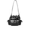 Off-white Dumbo Drawstring Bucket Bag In Black