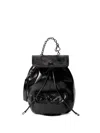 Off-white Dumbo.b Leather Backpack In Black