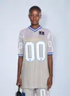 Off-white Dyed Vi Sat 00 Football Top In Blue